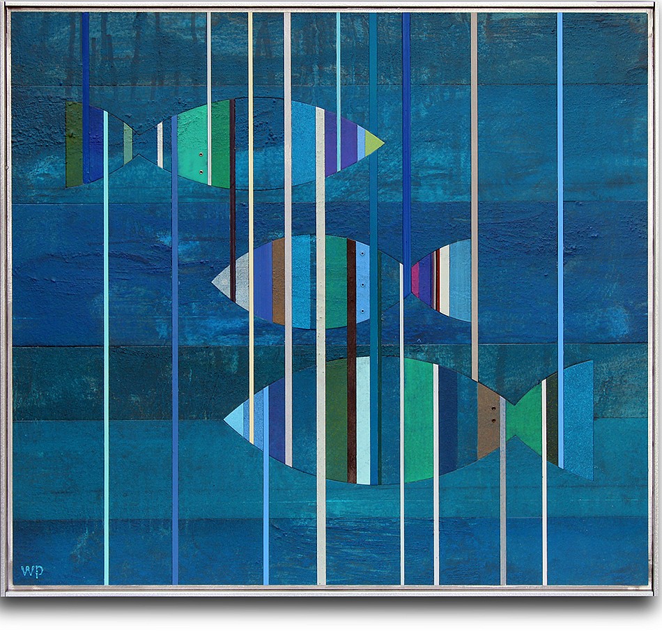 Woody Patterson, Pisces 5, 2026
22.5" x 24.5" x 1.5" framed
Mixed media assemblage on panel
WP 106
Price Upon Request