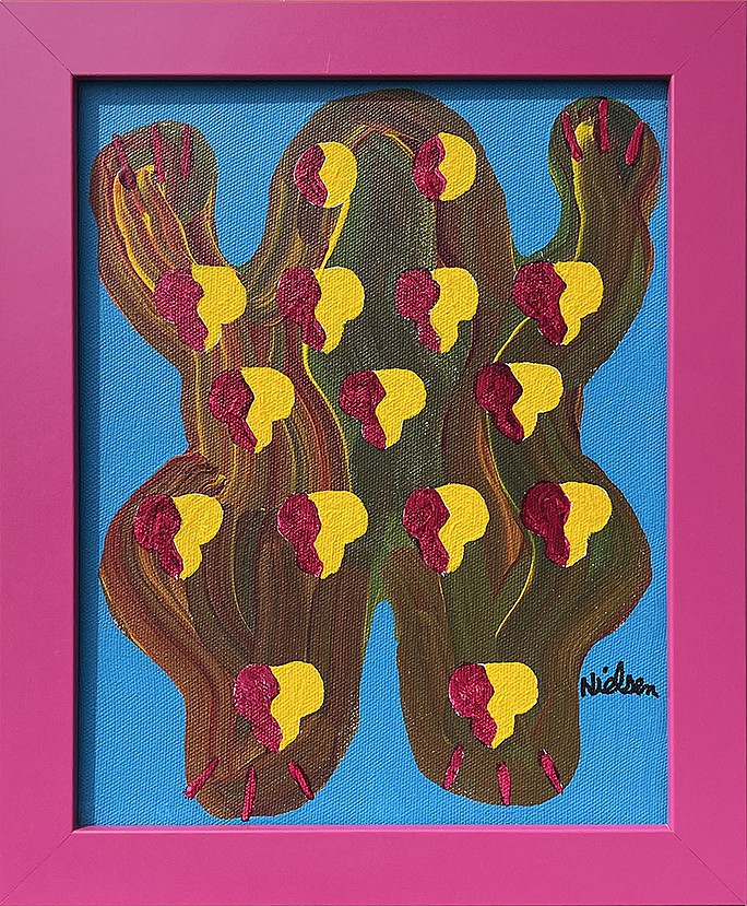 David Nielsen, Good Luck Frog, 2023
9.75" x 7.5", 11.5 "x 9.5" framed
Acrylic on canvas
CUST 58-09 DVN 65
Price Upon Request