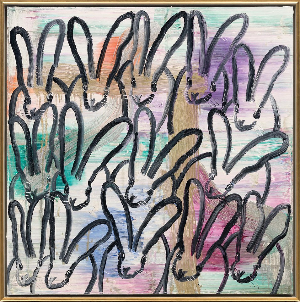 Hunt Slonem, Oil on canvas
40" x 40", 42" x 42" framed
HS 333
Price Upon Request