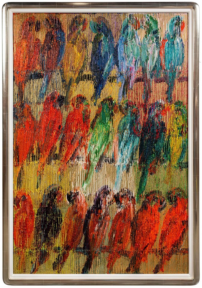 Hunt Slonem, oil on wood
46.5" x 31", 50.5" x 35.5" framed
HS 337
Price Upon Request