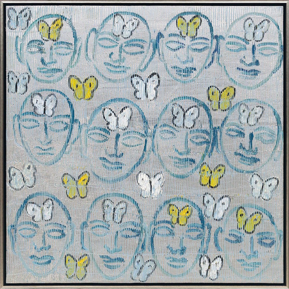 Hunt Slonem, Oil on canvas
48" x 48", 50" x 50" framed
HS 340
Price Upon Request